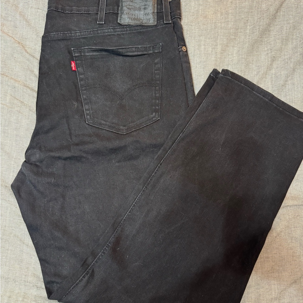 Levi's Black Straight Jeans Classic Style 541